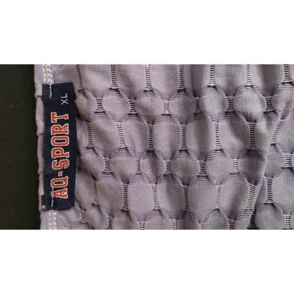 Aq Sport Purple 2 piece stretchy crop top legging set XL - Picture 7 of 8